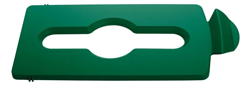Rubbermaid fedélbetét Slim Jim szelektív kezdőszetthez-zöld