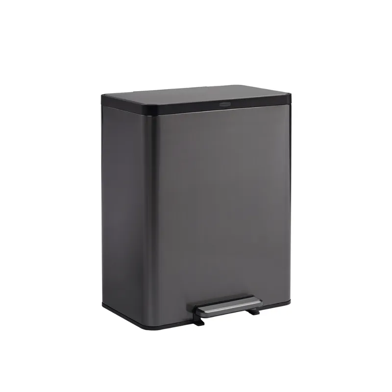 Rubbermaid Elite step-on rozsdamentes acél szemetes - 60L