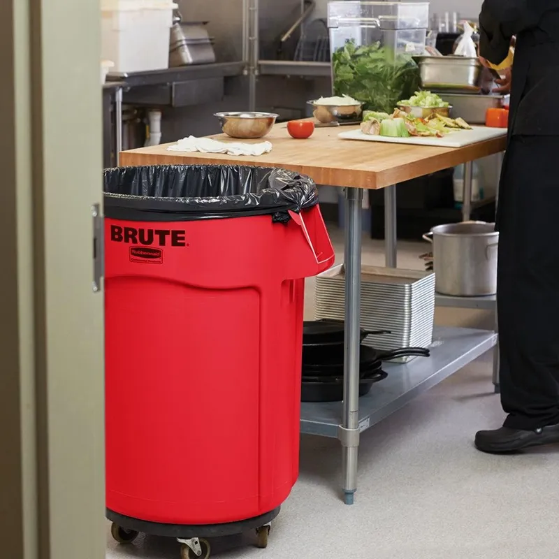 Rubbermaid Brute törhetetlen szemetes kuka-166,5L-piros