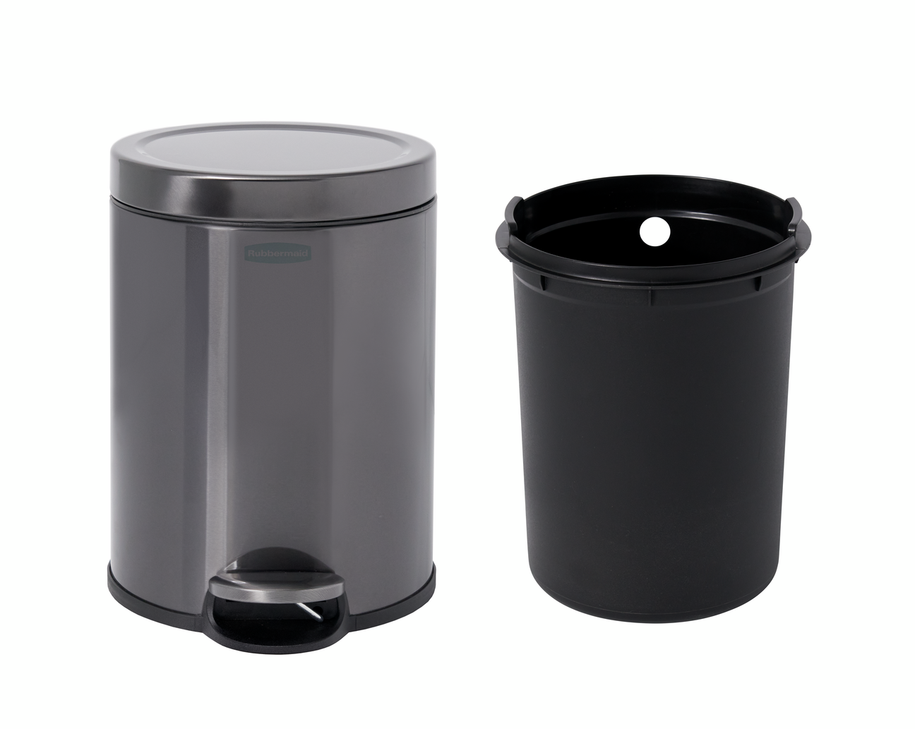 Rubbermaid kerek pedálos kozmetikai szemetes 6L