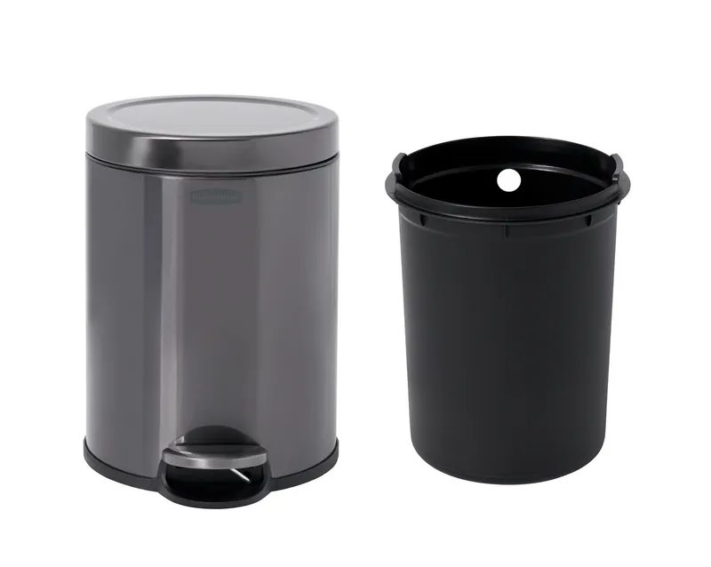 Rubbermaid kerek pedálos kozmetikai szemetes 6L