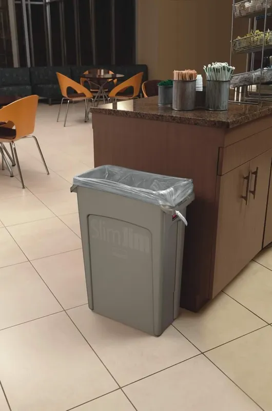 Rubbermaid Slim Jim szemetes kuka- 87 literes-bézs
