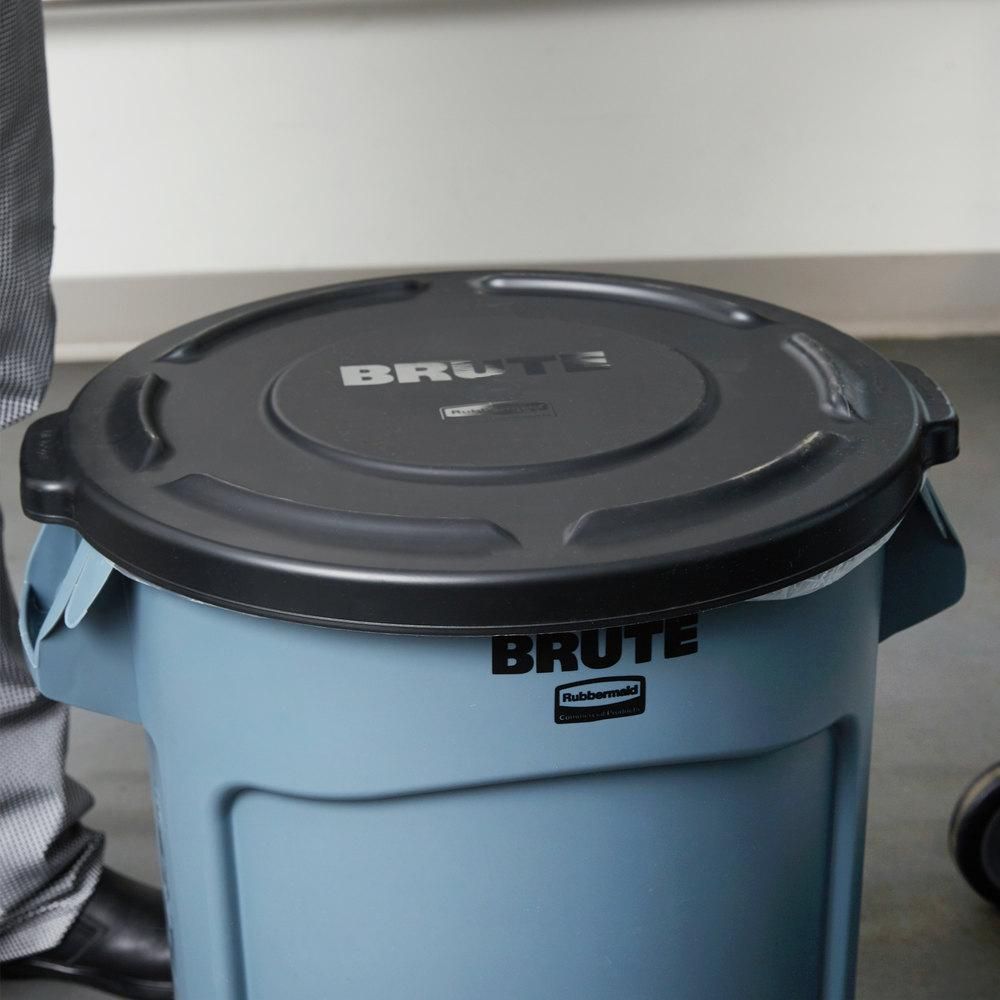 Rubbermaid Brute konténer tető 75,5L-es szemeteshez-fekete