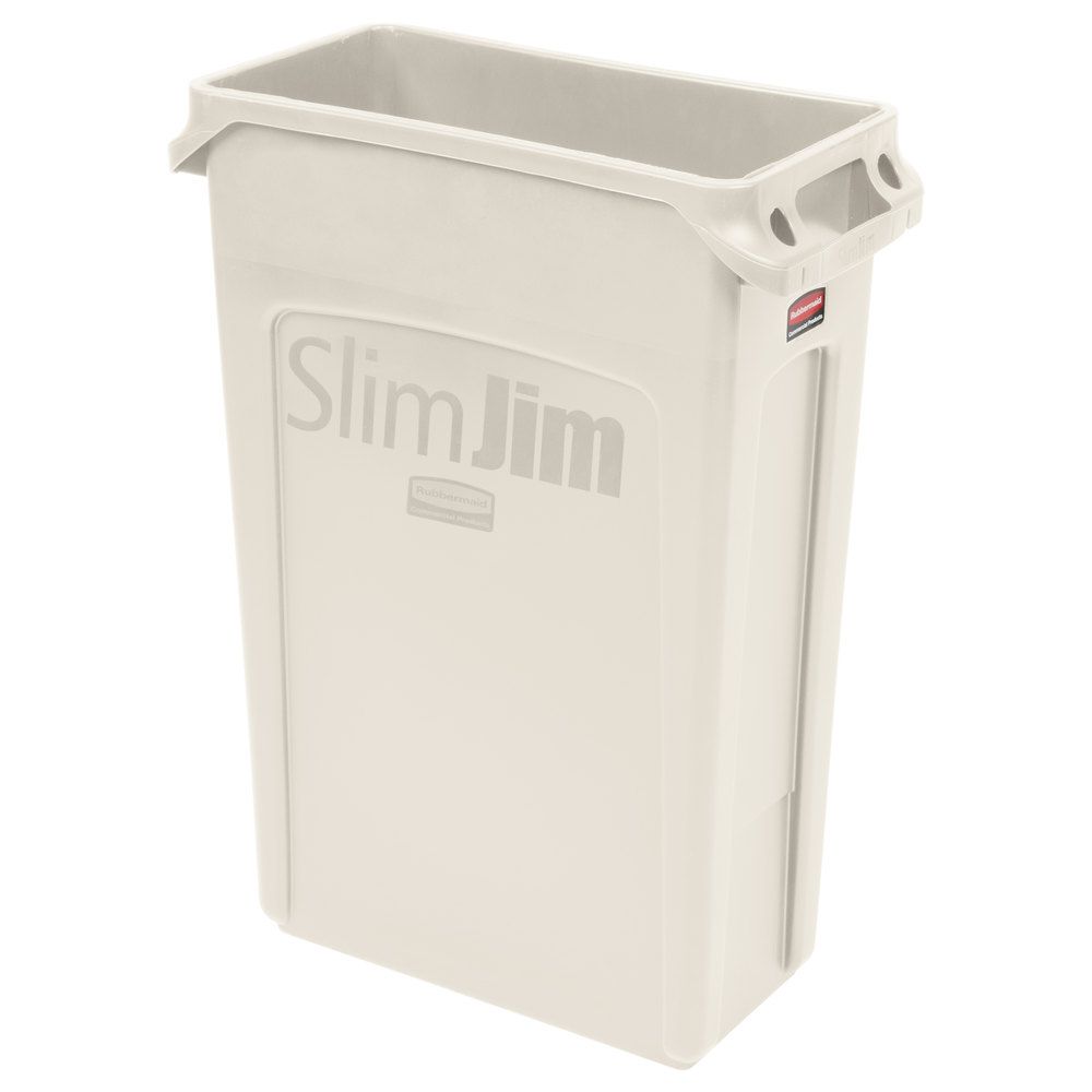 Rubbermaid Slim Jim szemetes kuka- 87 literes-bézs