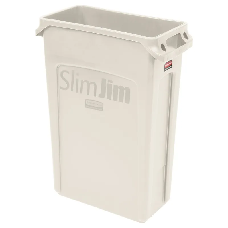 Rubbermaid Slim Jim szemetes kuka- 87 literes-bézs