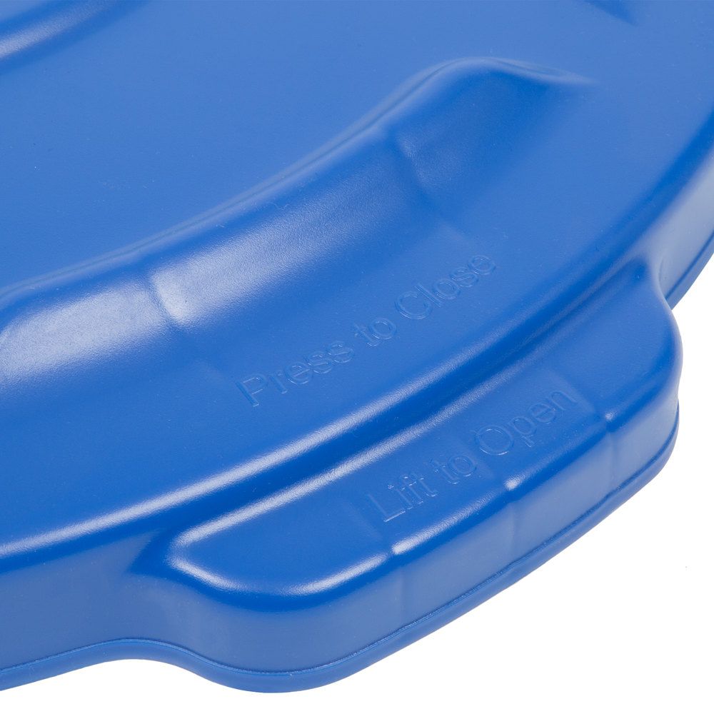Rubbermaid Brute konténer tető 75,5L-es szemeteshez-kék