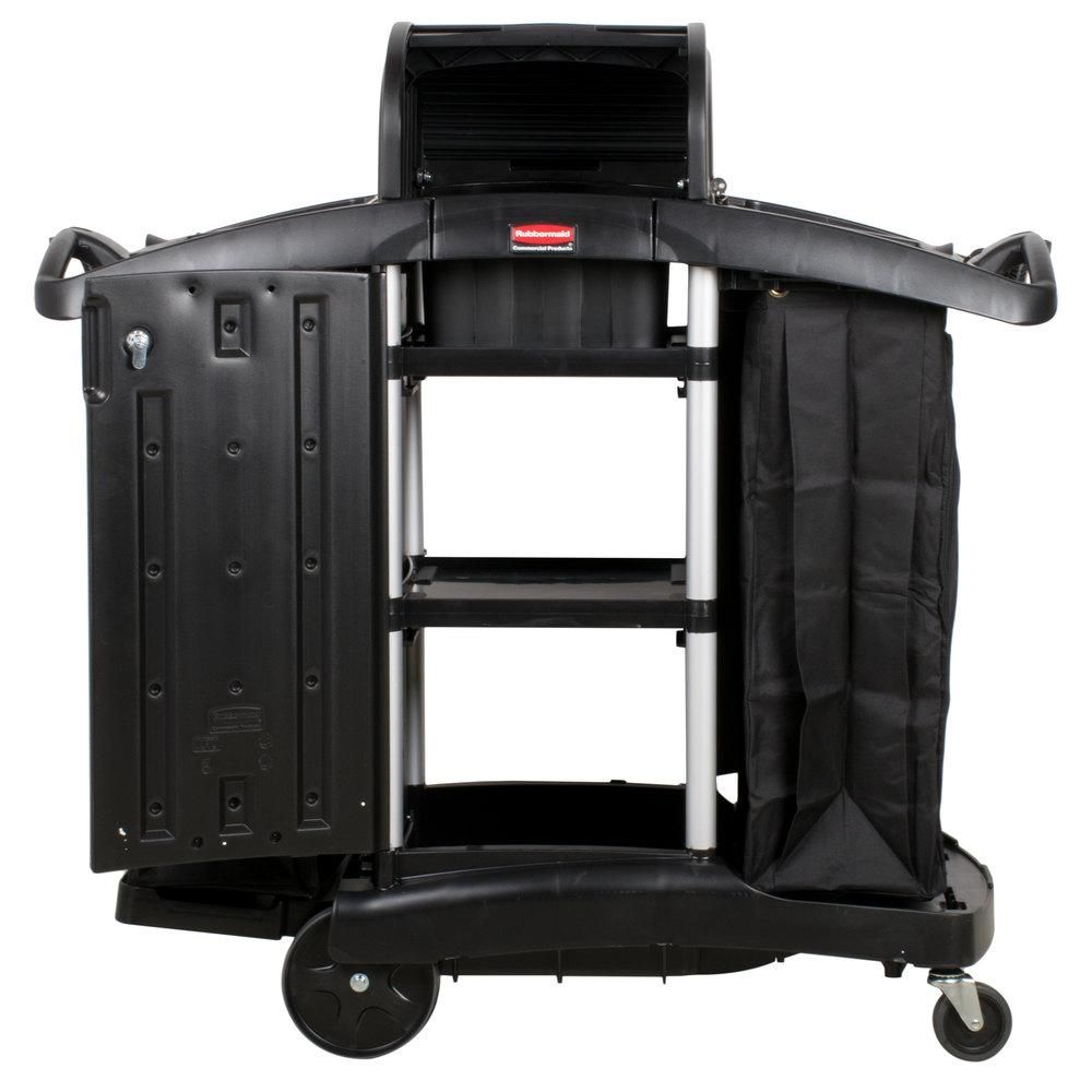 Rubbermaid nagy méretű zárható szállodai kocsi- 2 zsákkal