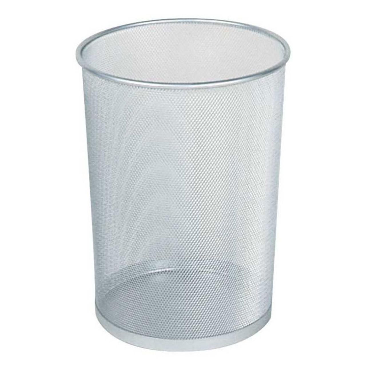 Rubbermaid papírkosár, fémhálós 19L, ezüst