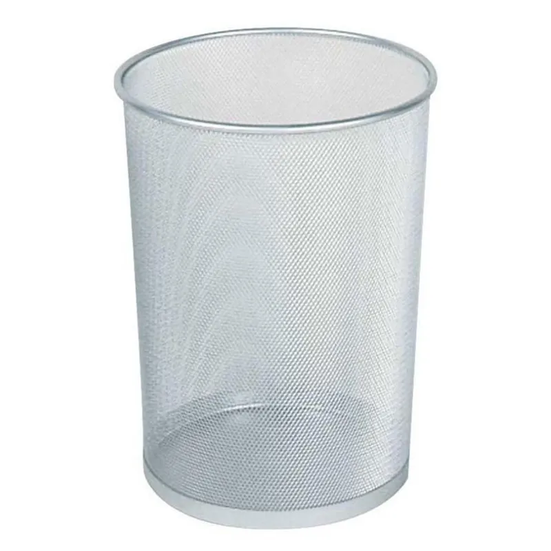 Rubbermaid papírkosár, fémhálós 19L, ezüst