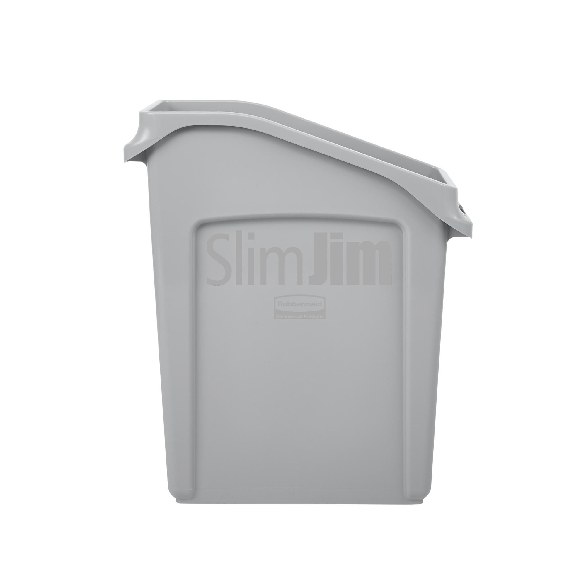 Rubbermaid Slim Jim asztal alá helyezhető kuka 49L szürke