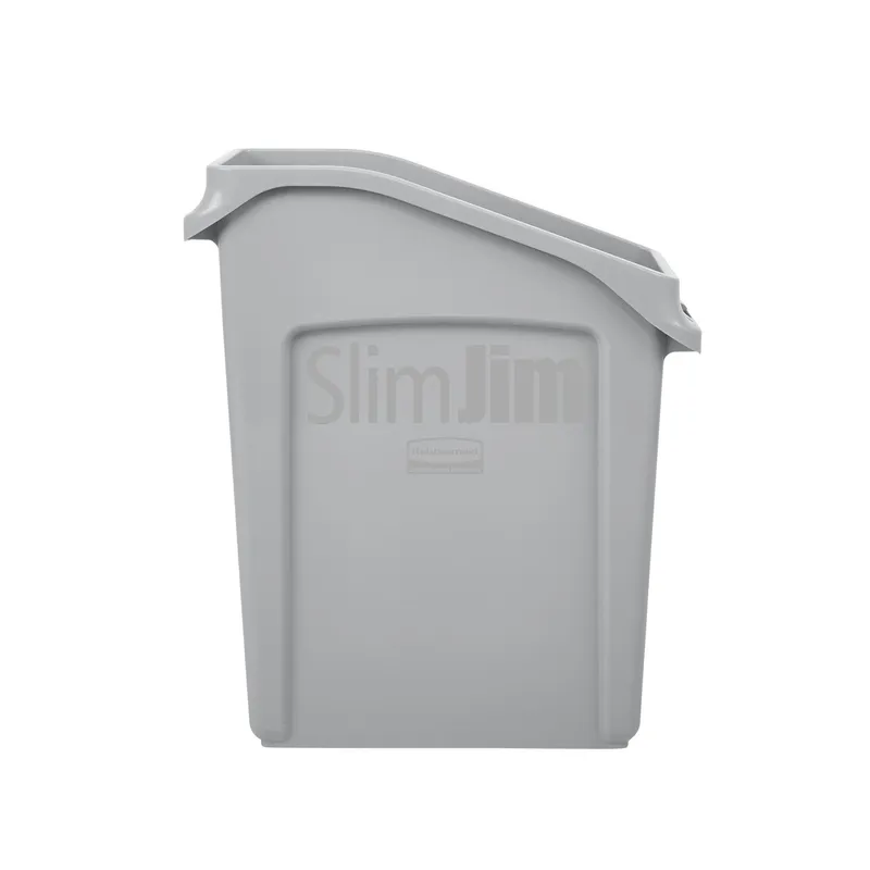 Rubbermaid Slim Jim asztal alá helyezhető kuka 49L szürke