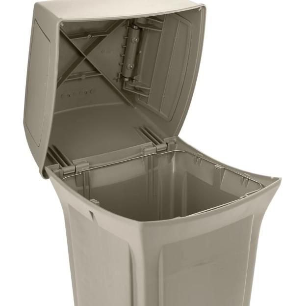 Rubbermaid Ranger kültéri szemetes, zárt 170L bézs