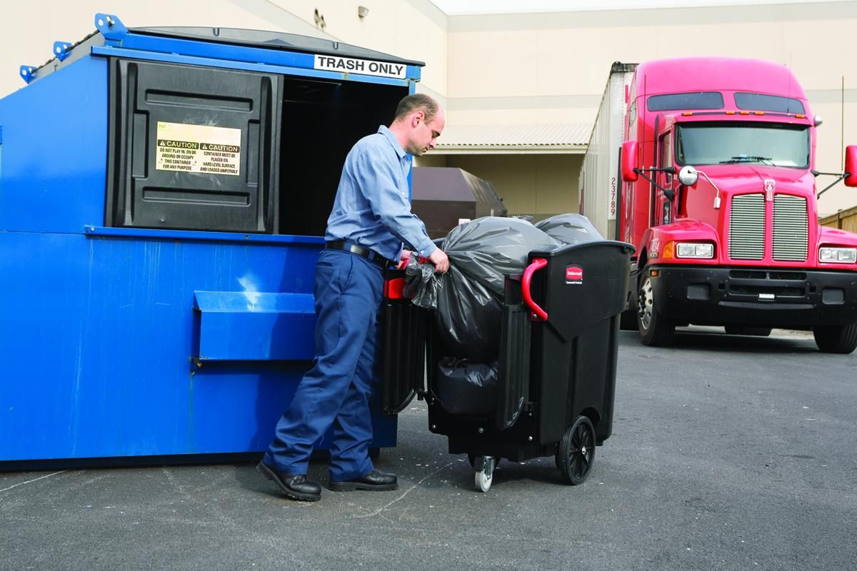 Rubbermaid Mega Brute- mobil szemét gyűjtő konténer-450L
