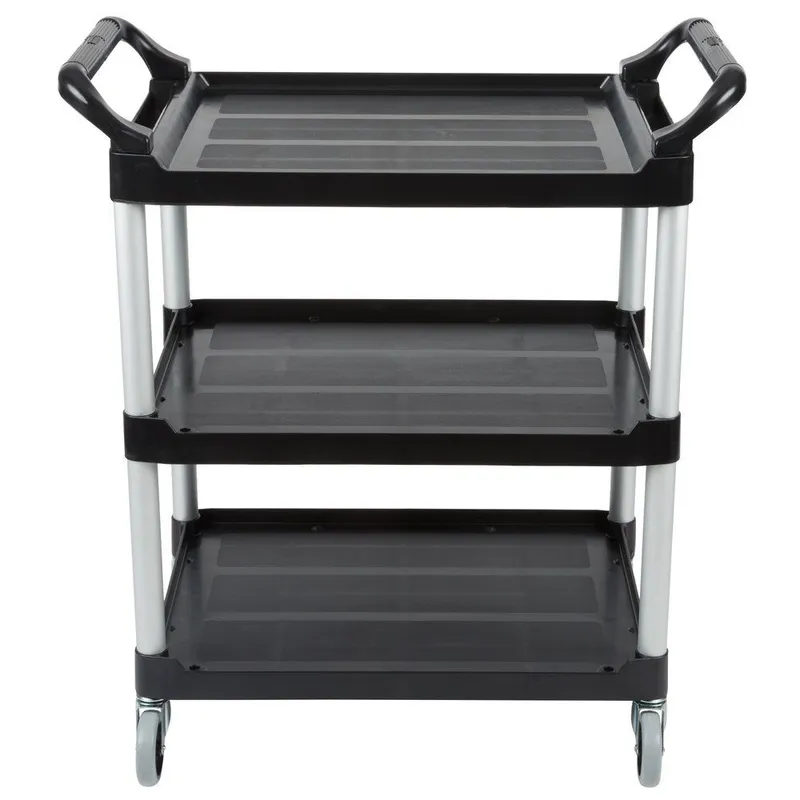 Rubbermaid kisméretű szervízkocsi, fekete