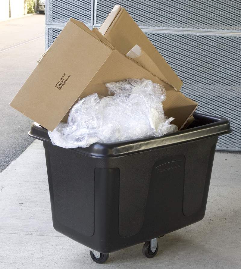 Rubbermaid Cube Truck kerekes szemétgyűjtő és szállító kocsi - 500L