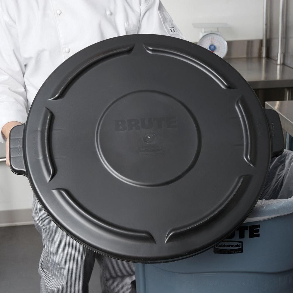 Rubbermaid Brute konténer tető 166,5 L-es szemeteshez-fekete