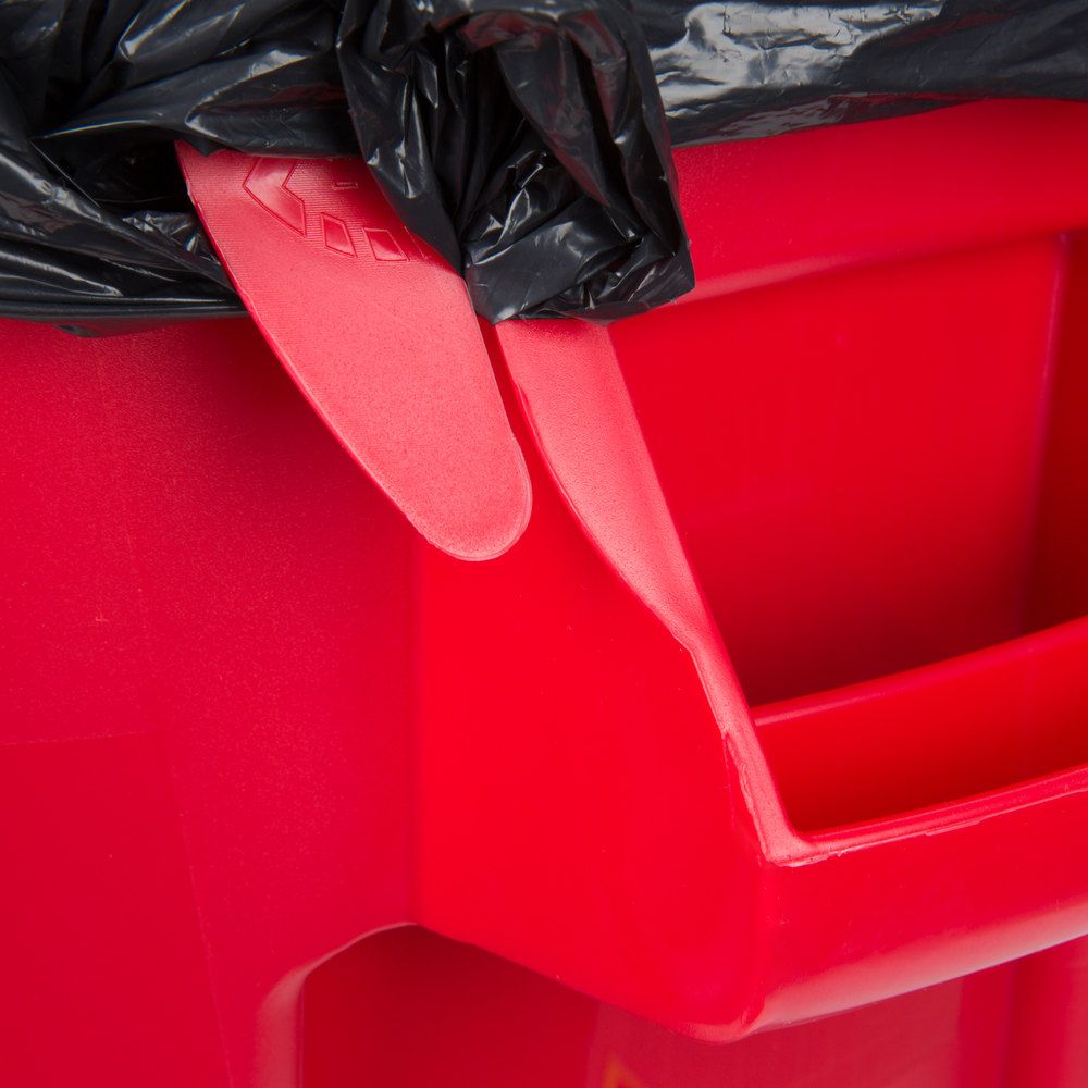 Rubbermaid Brute törhetetlen szemetes kuka-166,5L-piros