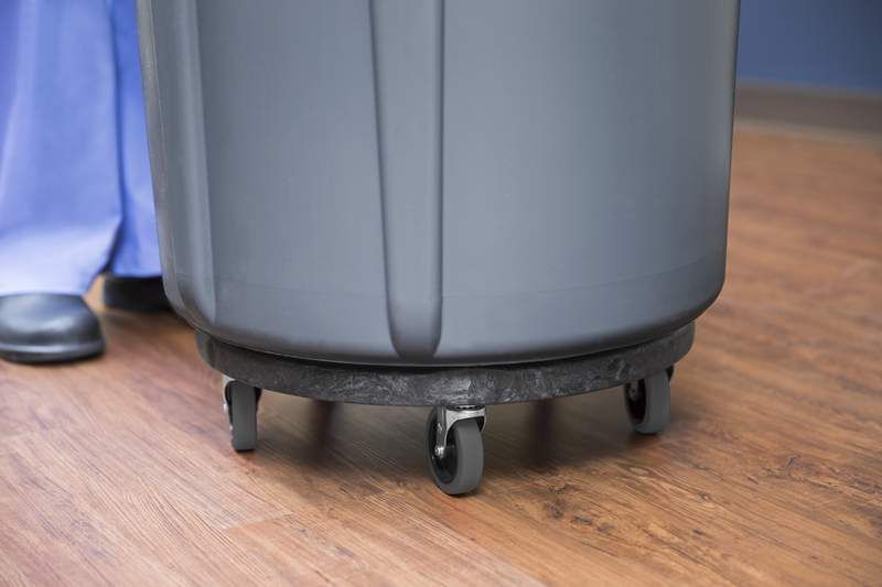 Rubbermaid gurulós kocsi Brute konténerekhez, halk kerekekkel