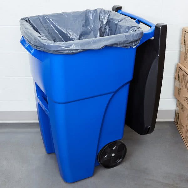Rubbermaid Brute 189 literes kerekes konténer- kék
