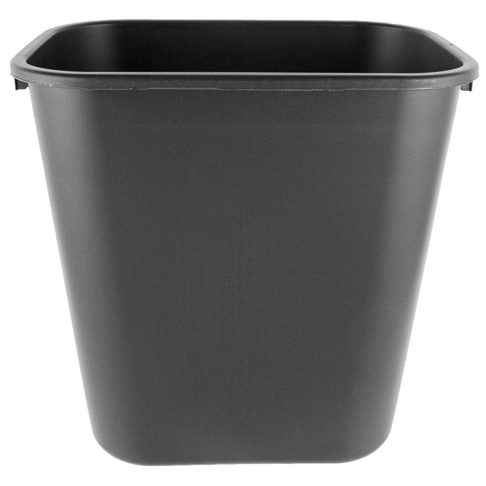 Rubbermaid 26,6 literes műanyag irodai szemetes kuka-fekete