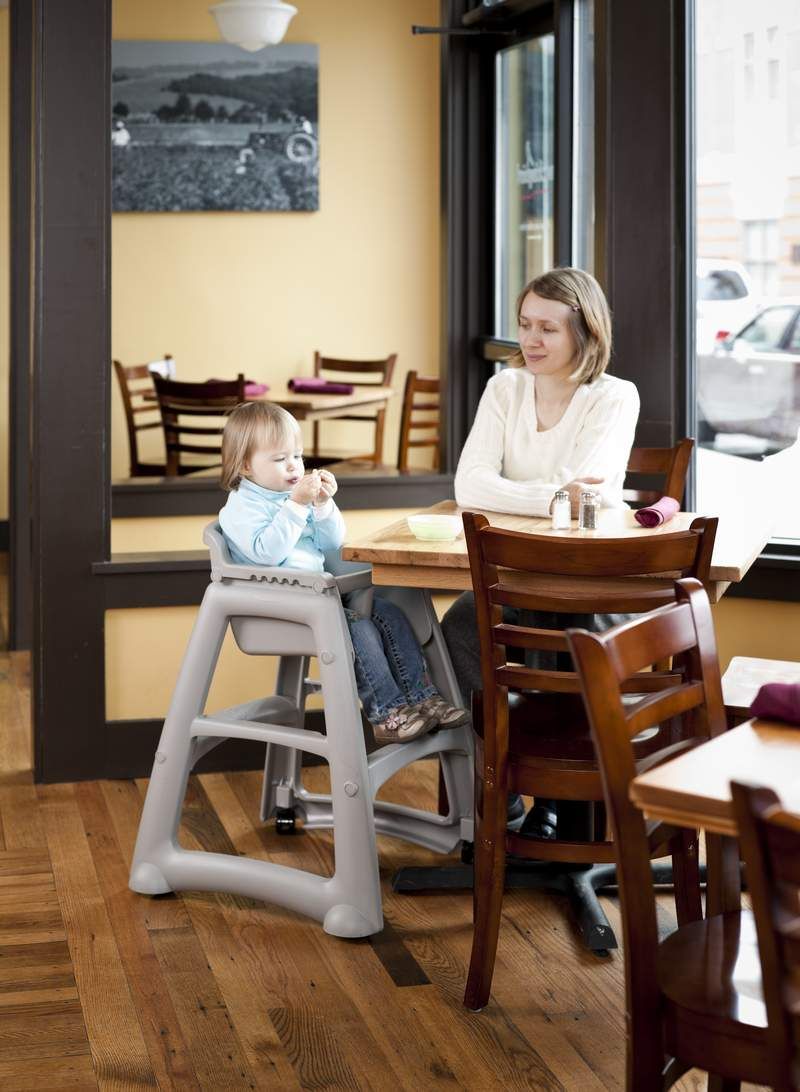 Rubbermaid minőségi gyerek etetőszék, antibakteriális