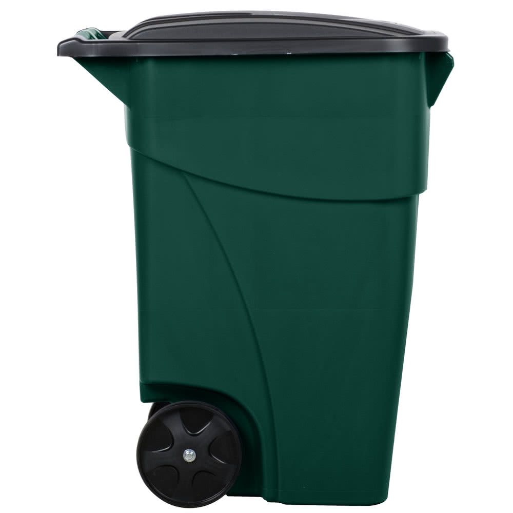 Rubbermaid Brute 189 literes kerekes konténer- zöld