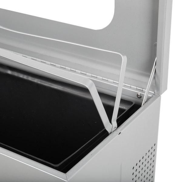 Rubbermaid Sziluett design szemetes 85L ezüst