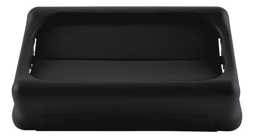 Rubbermaid Slim Jim szemetes kuka tető - swing-fekete