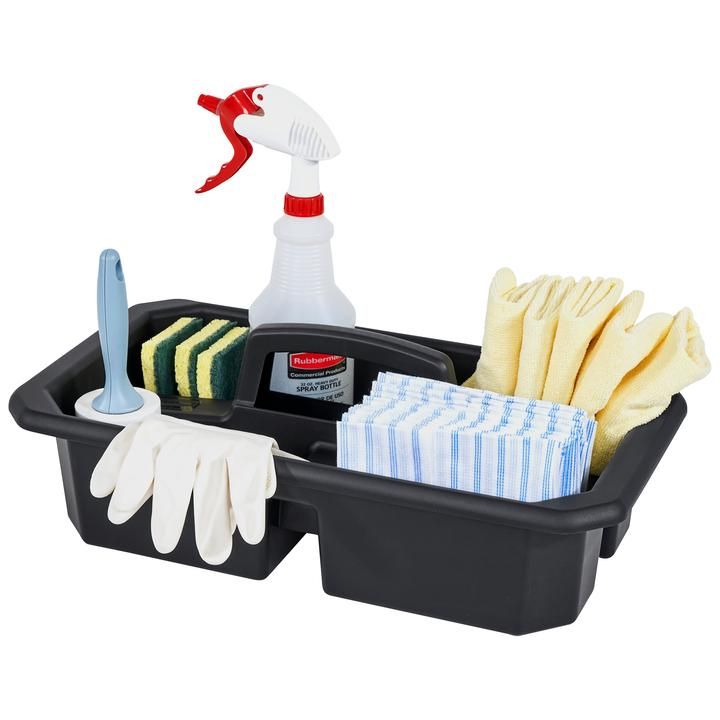 Rubbermaid tisztítószer tartó fekete