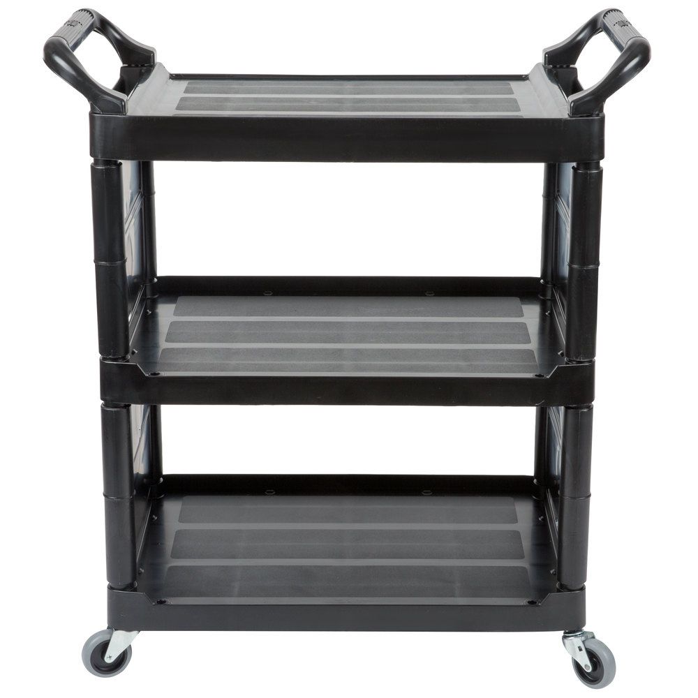 Rubbermaid kisméretű szervízkocsi, két oldalt zárt