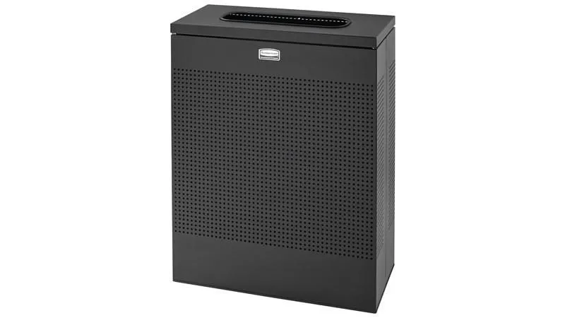 Rubbermaid Sziluett design szemetes 85L fekete
