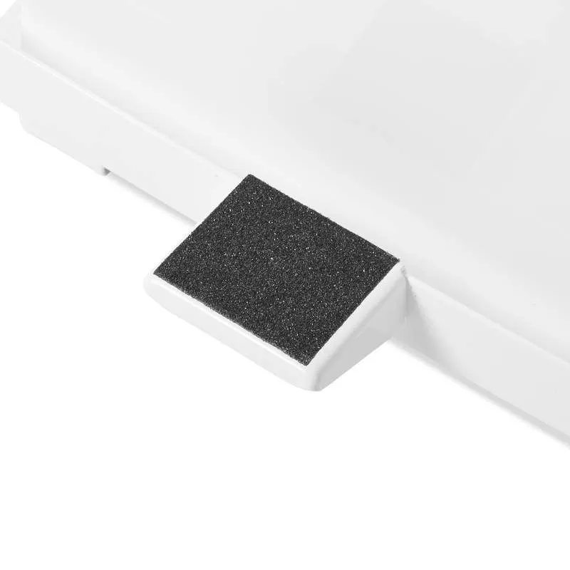Rubbermaid acél pedálos szemetes 49L- fehér
