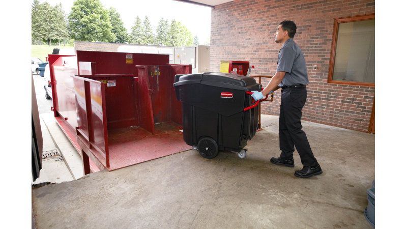 Rubbermaid Mega Brute- mobil szemét gyűjtő konténer-450L