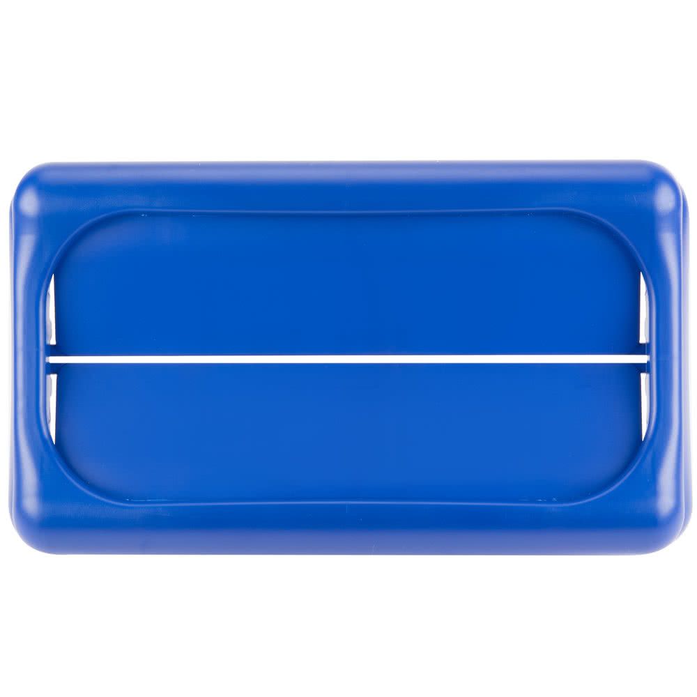 Rubbermaid Slim Jim szemetes kuka tető- "swing"- kék