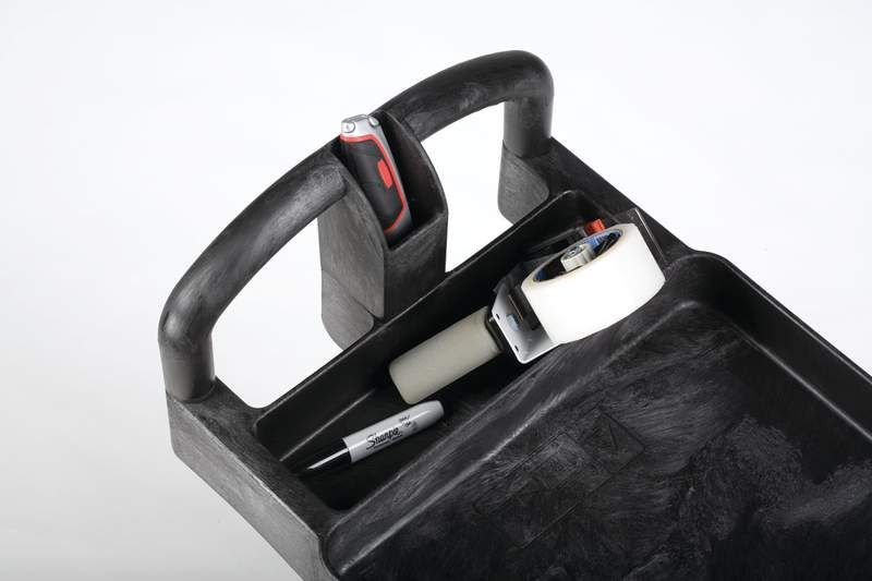 Rubbermaid anyagmozgató és szerelő kocsi, szerszámtartóval-kis méretű