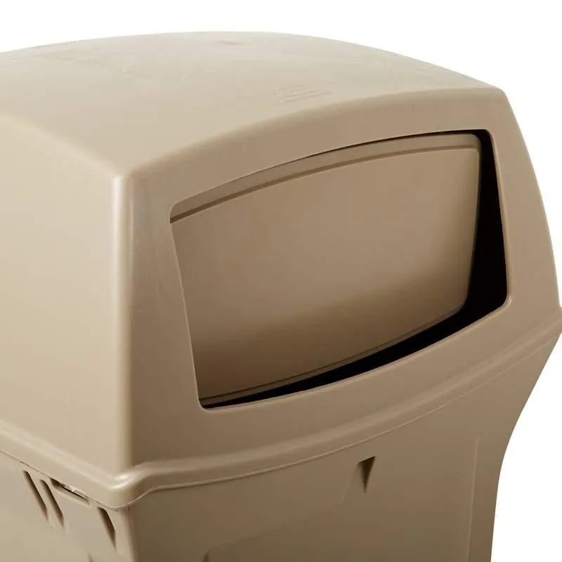 Rubbermaid Ranger kültéri szemetes, zárt-bézs-132,5L