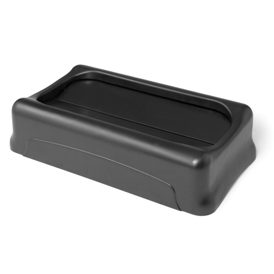 Rubbermaid Slim Jim szemetes kuka tető - swing-fekete