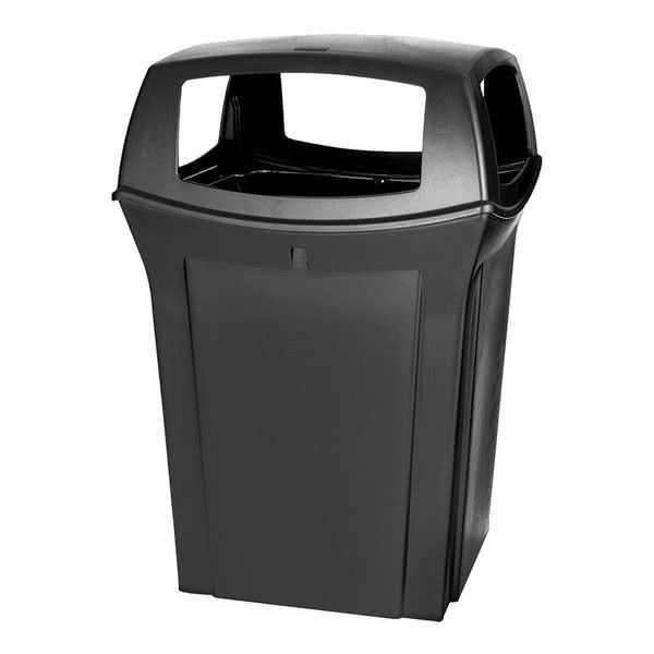 Rubbermaid "Ranger" kültéri szemetes-fekete-170,3 liter