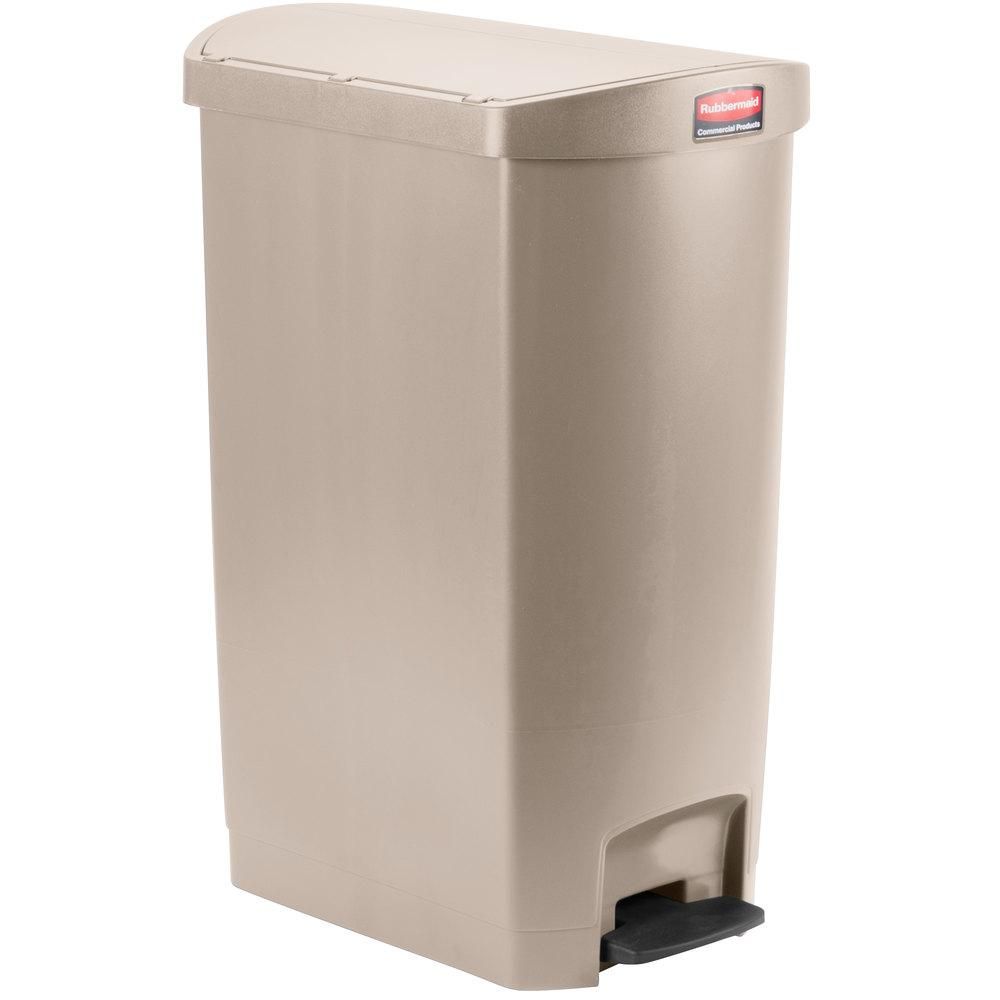 Rubbermaid Slim Jim Step-On szemeteskuka 68 liter- bézs