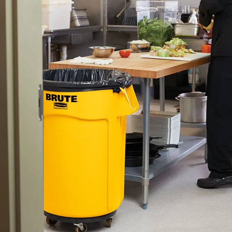 Rubbermaid Brute törhetetlen szemetes kuka-166,5L-sárga