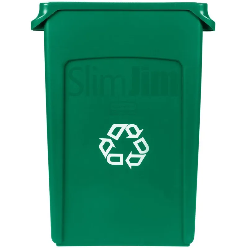 Rubbermaid Slim Jim szemetes kuka- 87 literes-zöld