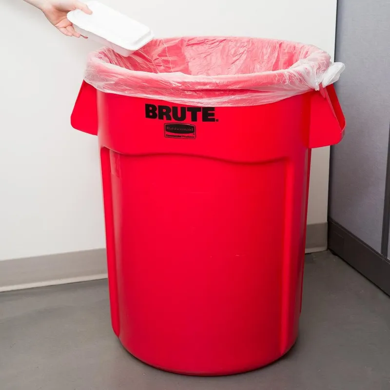 Rubbermaid Brute törhetetlen szemetes kuka-166,5L-piros