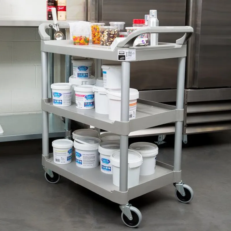 Rubbermaid kisméretű szervízkocsi, szürke