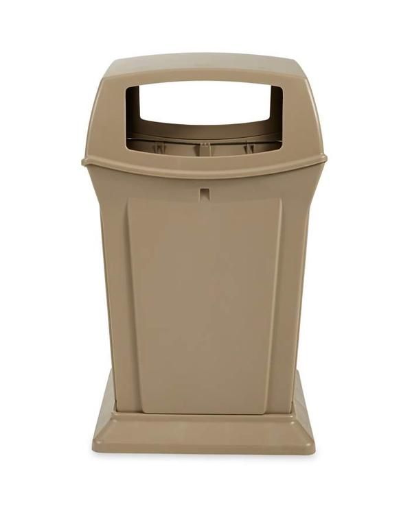 Rubbermaid "Ranger" kültéri szemetes-bézs-170,3 liter