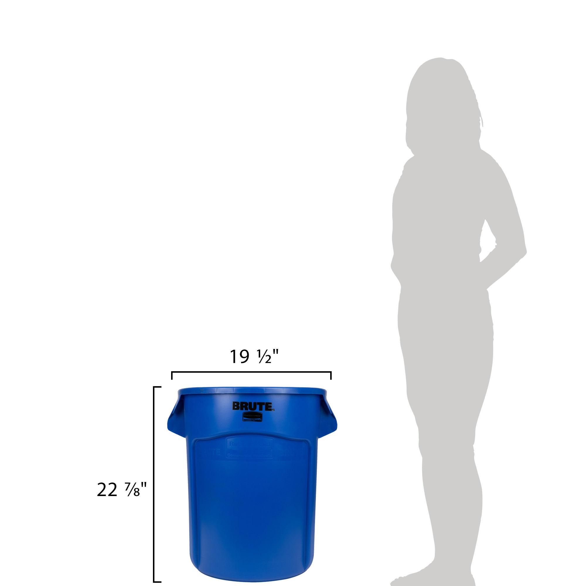 Rubbermaid Brute törhetetlen szemetes 75,7L-kék