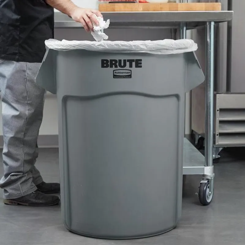 Rubbermaid Brute törhetetlen szemetes konténer 208,2 literes-szürke