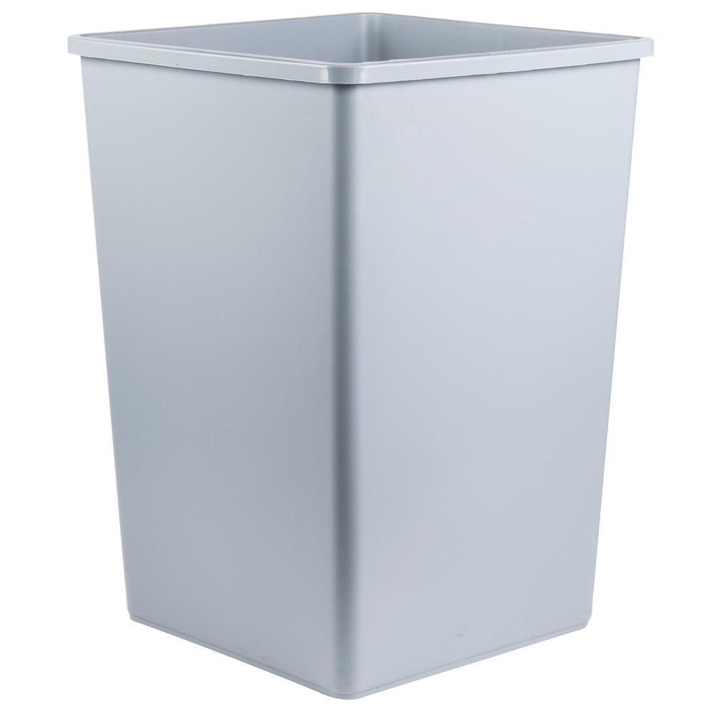 Rubbermaid négyzet alakú irodai szemetes szürke