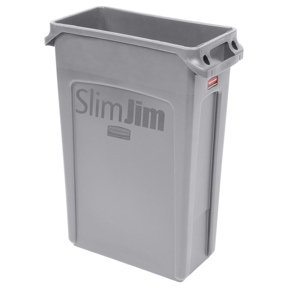 Rubbermaid Slim Jim szemetes kuka- 87 literes-szürke