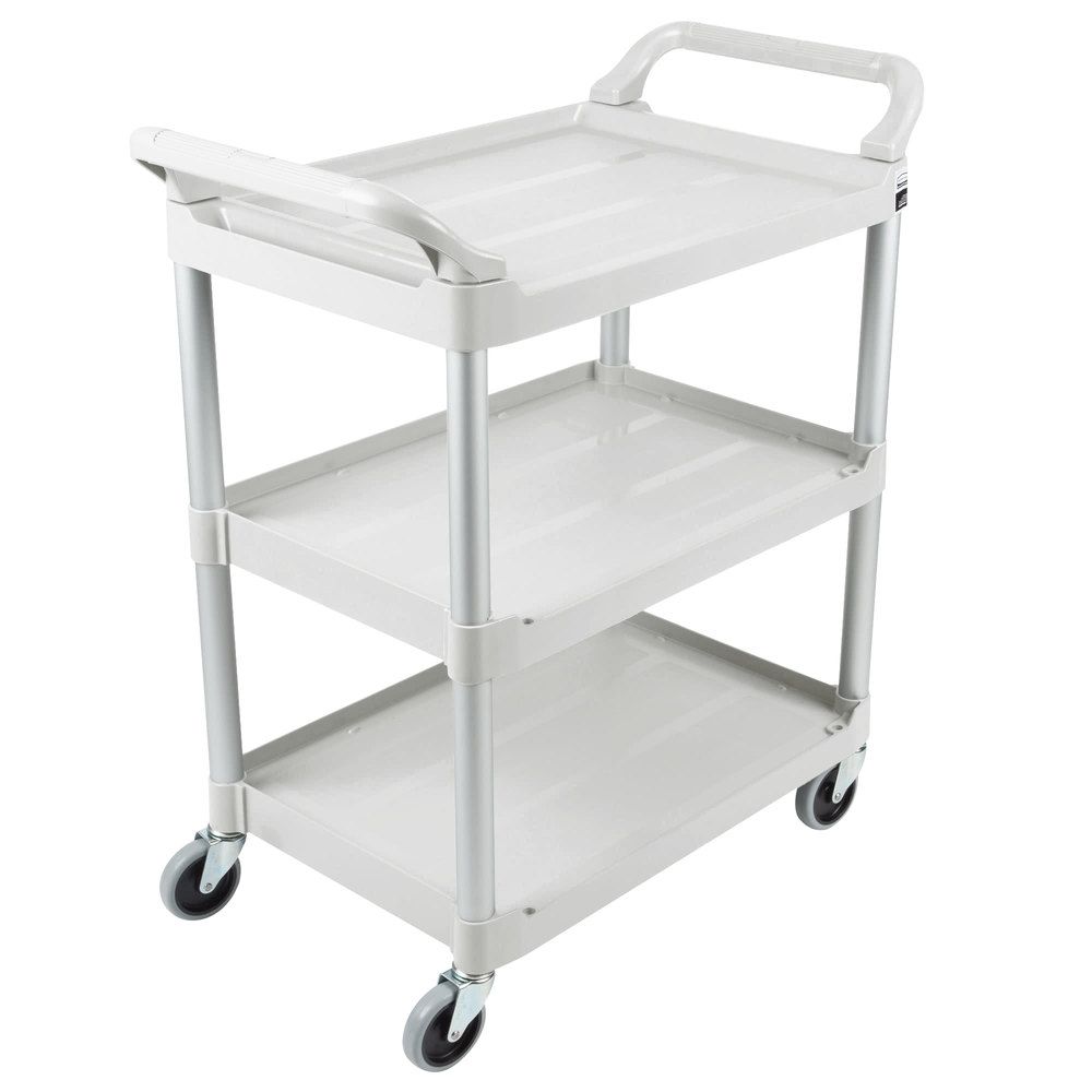 Rubbermaid kisméretű szervízkocsi, fehér