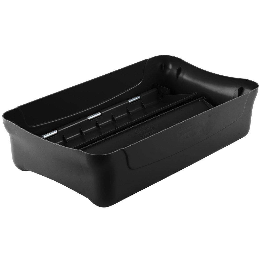 Rubbermaid Slim Jim szemetes kuka tető - swing-fekete